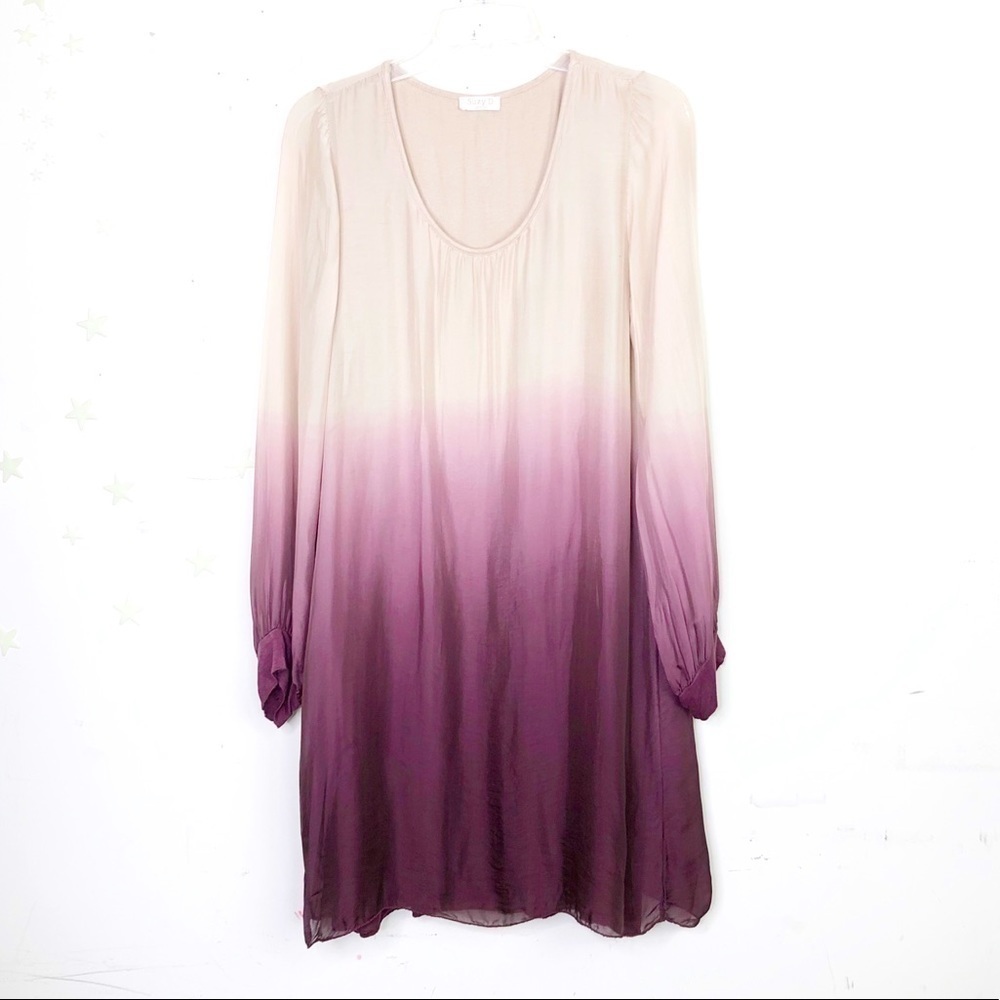 SUZY D London dip dye mini dress - Picture 1 of 7